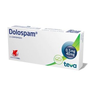 DOLOSPAM  0,5 mg / 40 mg 15 Comprimidos (ATROPINA / PAPAVERINA)