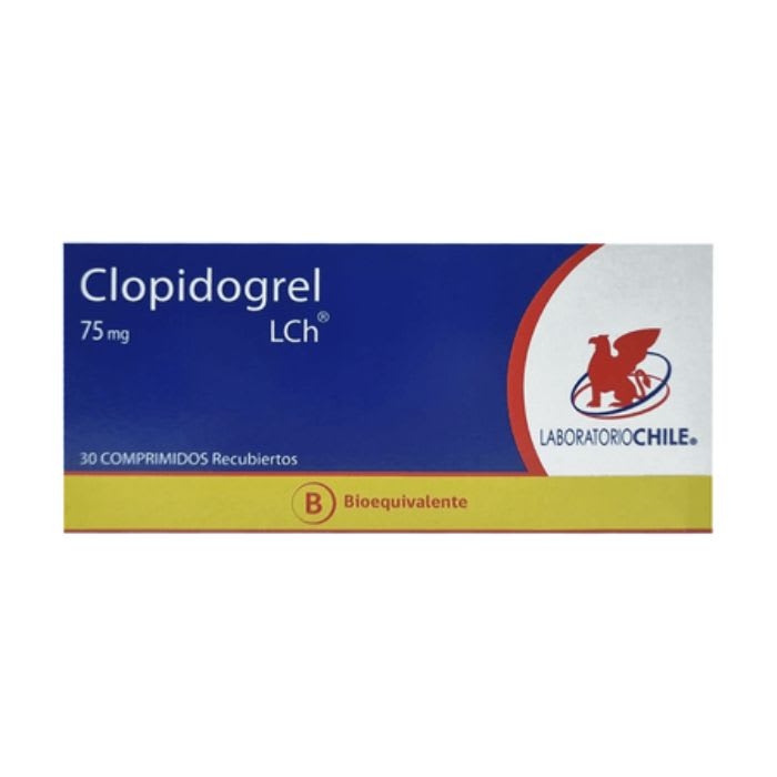 CLOPIDOGREL 75 mg 30 Comprimidos Recubiertos: imagen 1