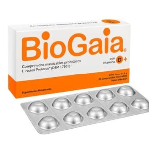 BIOGAIA 30 COMPRIMIDOS MASTICABLES PROBIOTICOS