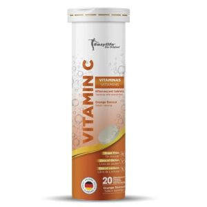 VITAMINA C NARANJA EFERVESCENTE 1G 20 TABS