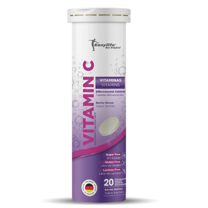 VITAMINA C BERRIES EFERVESCENTE 1G 20 TABS: imagen 1