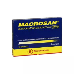MACROSAN® 100 mg 15 Capsulas (NITROFURANTOINA)