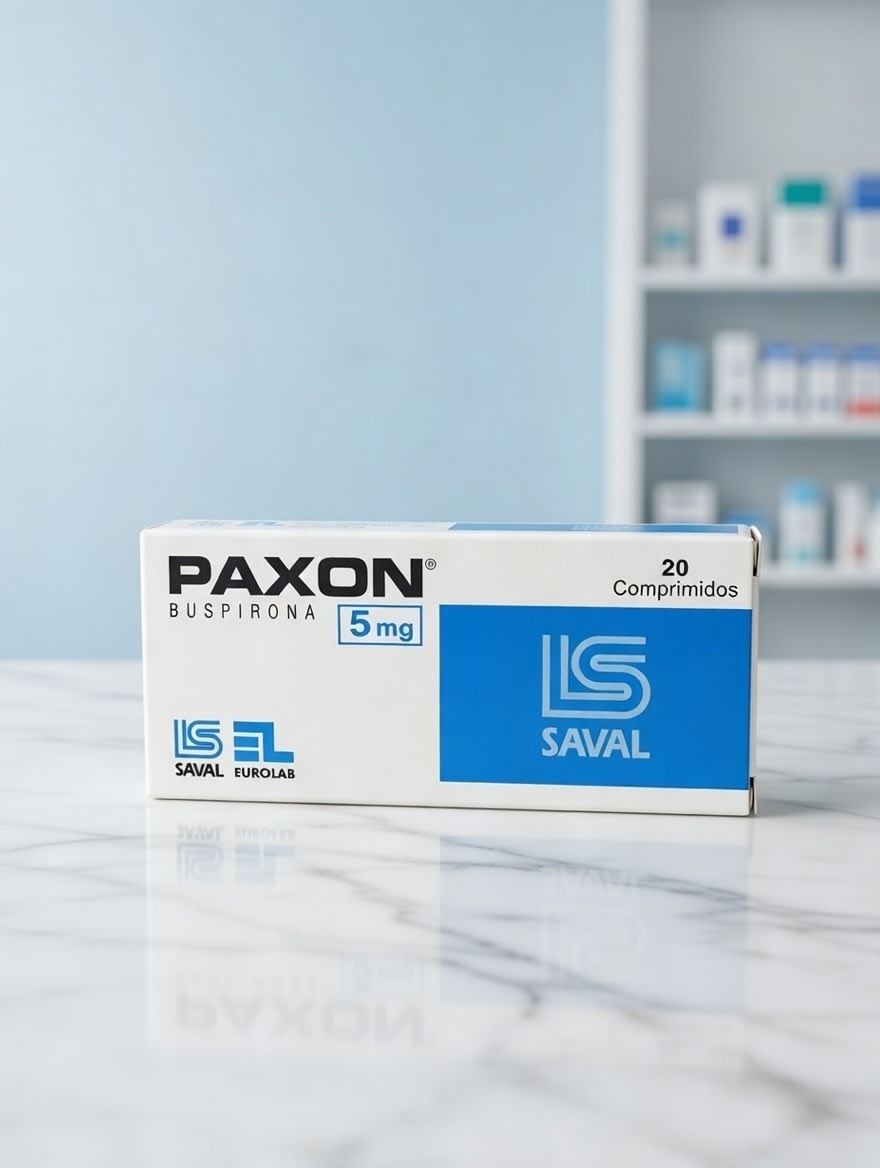 PAXON (BUSPIRONA) 5 MG 20 COM: imagen 1