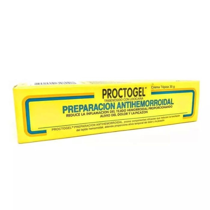 PROCTOGEL® Crema Antihemorroidal 30g ( Tribenosido con Lidocaína): imagen 1
