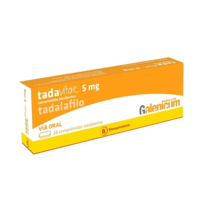TADAVITAE (TADALAFILO) 5 MG 28 COM REC: imagen 1