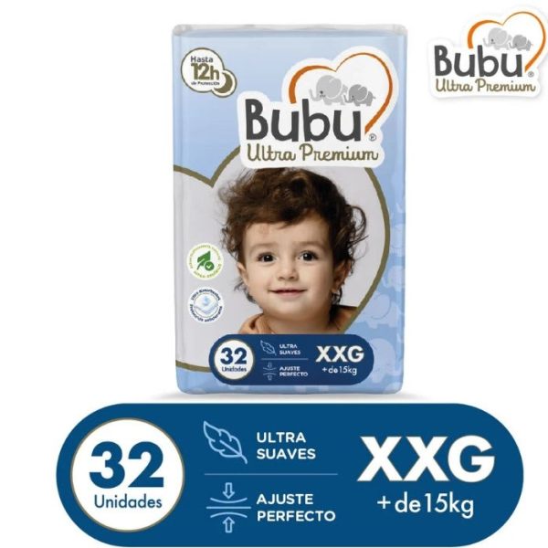 PAÑALES BUBU ULTRA PREMIUM XXG