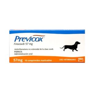 PREVICOX® 57 mg 10 Comprimidos Masticables (FIBROCOXIB)