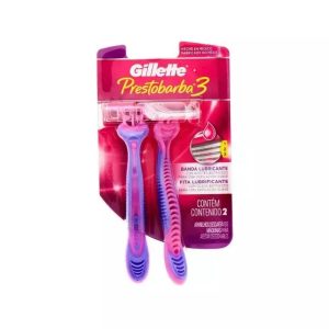 MAQUINA DE AFEITAR MUJER CON BANDA LUBRICANTE PRESTOBARBA 3 GILLETTE