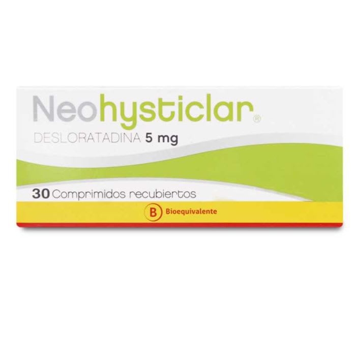NEOHYSTICLAR® 5 mg 30 comprimidos recubiertos (DESLORATADINA ): imagen 1