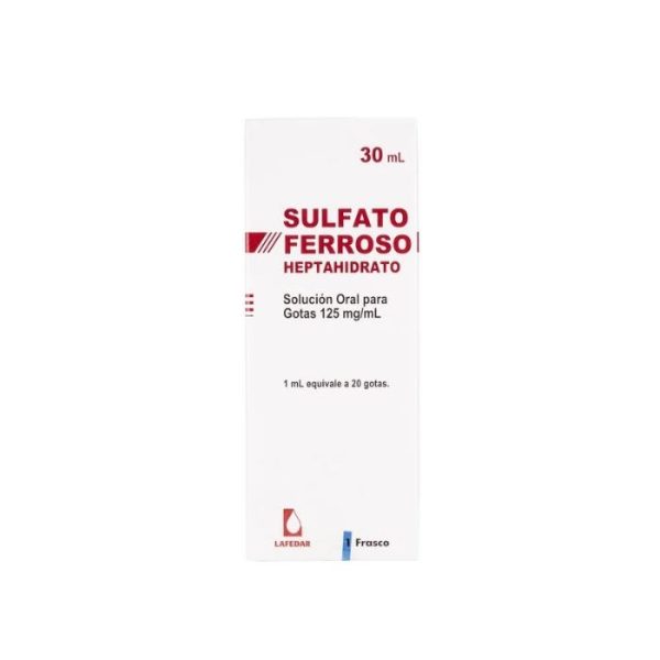 Sulfato Ferroso Heptahidrato 125 mg/mL 30 mL Gotas
