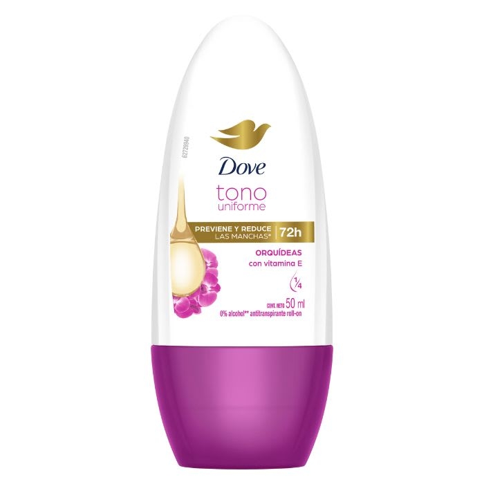 Desodorante Roll-on DOVE Tono Uniforme Calendula 50mL: imagen 1