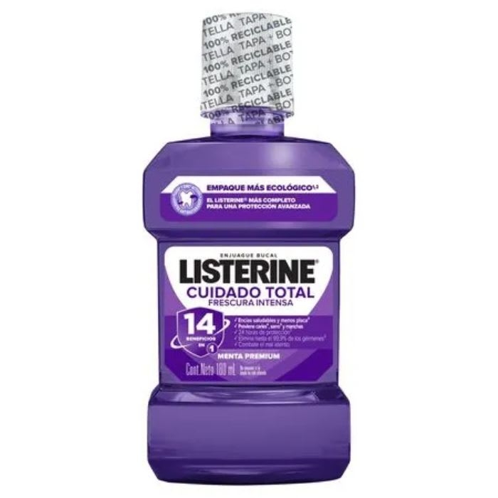 Enjuague Bucal LISTERINE CUIDADO TOTAL frescura suave 250 mL: imagen 1