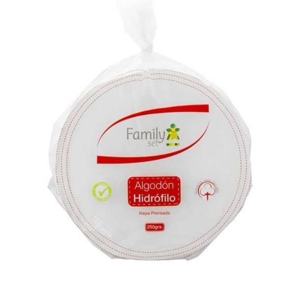 Algodón Hidrófilo de Napa Prensada 250g