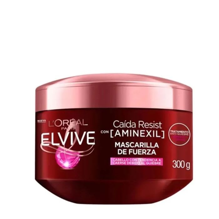 Mascarilla Fortalecedora Elvive Anti Quiebre 300 g – Cabello más resistente y menos caída con Aminex: imagen 1