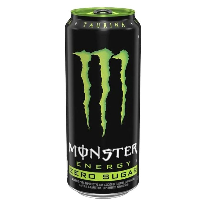 BEBIDA ENERGETICA MONSTER ZERO SUGAR 473 ML: imagen 1
