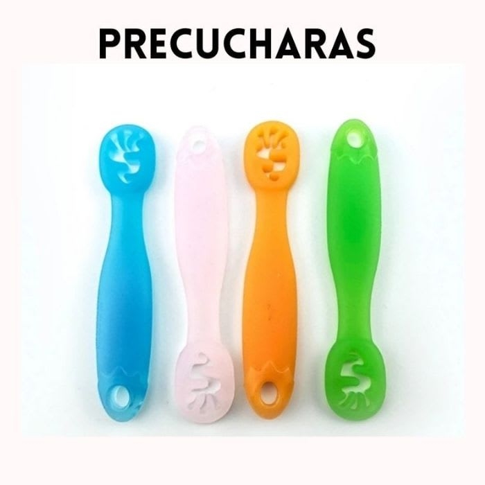Cuchara de entrenamiento de Silicona para Bebe: imagen 1