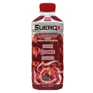 BEBIDA ISOTONICA SUEROX 8 IONES SIN AZUCAR FRUTOS ROJOS 630 ML