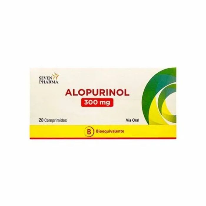 Alopurinol 300 mg 20 Comprimidos: imagen 1