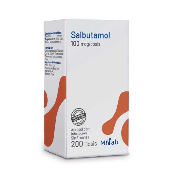 Salbutamol 100 mcg/dosis Aerosol para inhalación: imagen 1