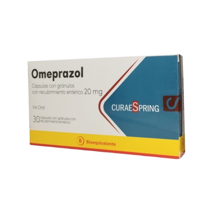 OMEPRAZOL 20 mg 30 capsulas con granulos con recubrimiento enterico: imagen 1