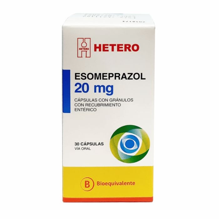 Esomeprazol 20 mg 20 Capsulas: imagen 1