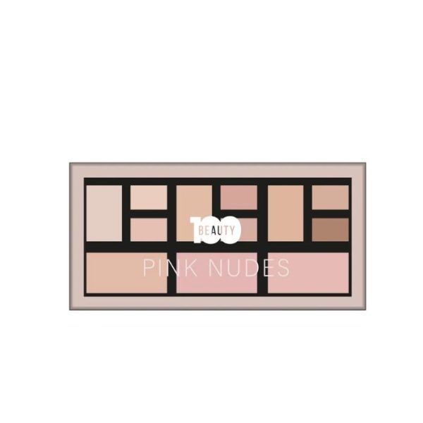 PALETA DE SOMBRAS  Y RUBOR BEAUTY100® TIERRA