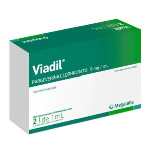 Viadil® 5mg/mL 2 Ampollas para inyección intramuscular o intravenosa lenta