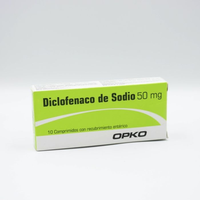 DICLOFENACO SODICO 50 mg 10 Comprimidos: imagen 1