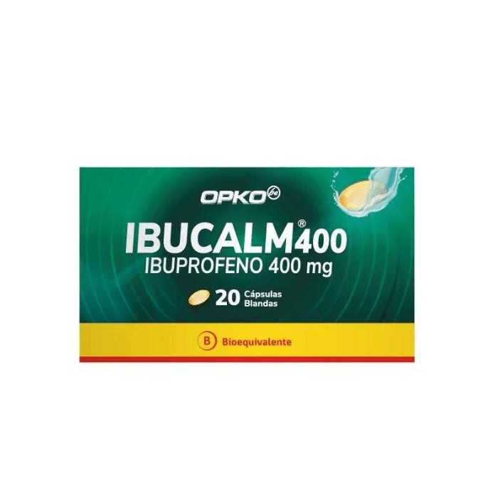 IBUCALM®400 400 mg 20 Capsulas Blandas (IBUPROFENO): imagen 1