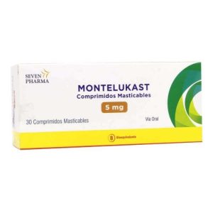MONTELUKAST 5 mg 30 Comprimidos Masticables