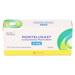 MONTELUKAST 4 mg 30 Comprimidos Masticables