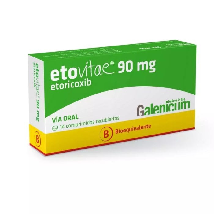 ETOVITAE® 90 mg 14 Comprimidos Recubiertos ( ETORICOXIB): imagen 1