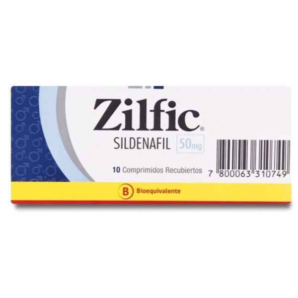 ZILFIC® 50 mg 10 Comprimidos Recubiertos (SILDENAFIL)