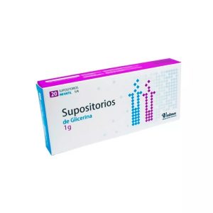 SUPOSITORIO DE GLICERINA 1g 20 unidades INFANTIL