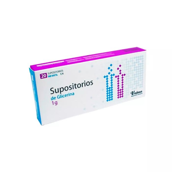 SUPOSITORIO DE GLICERINA 1g 20 unidades INFANTIL: imagen 1
