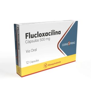 FLUCLOXACILINA 500 mg 12 Cápsulas