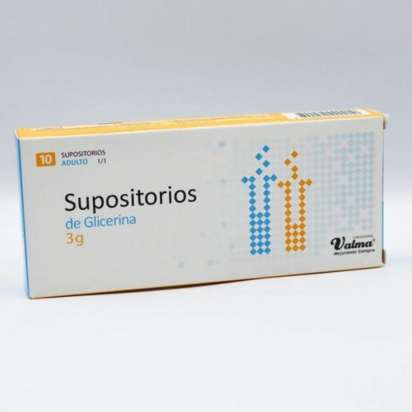SUPOSITORIO DE GLICERINA 3g 10 unidades ADULTO