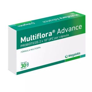 MULTIFLORA ADVANCE PROBIOTICOS FORMULA MULTICEPA  2X10^9 UFS POR 30 CAP