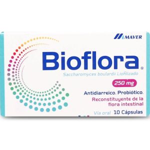 BIOFLORA® 250mg 10 Capsulas (Sacchomyces boulardii)