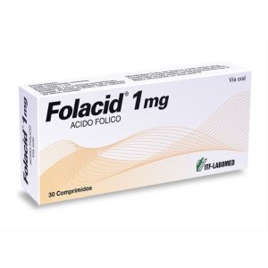 FOLACID 1 mg 30 COM (ACIDO FOLICO)