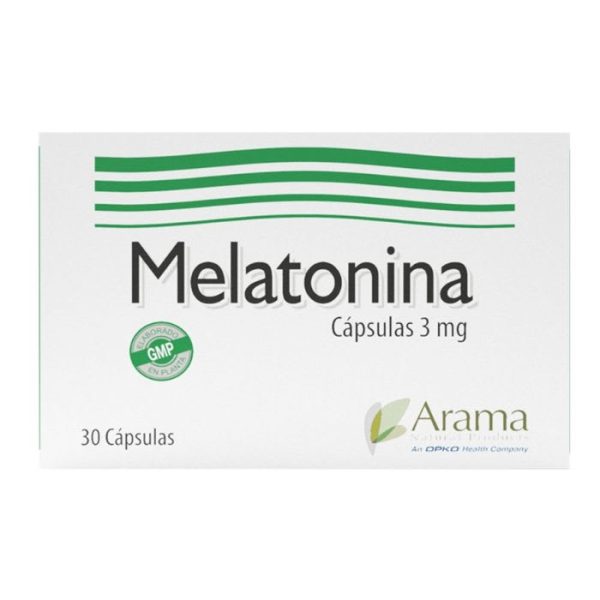 Melatonina 3mg 30 Capsulas Arama