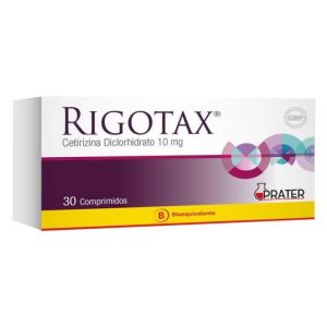 RIGOTAX® 10mg 30 Comprimidos (CETIRIZINA)