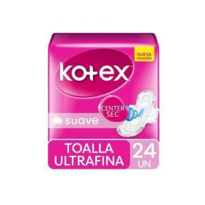 24 toallas femeninas ultrafinas con alas ULTRADISCRETAS KOTEX®