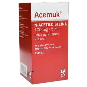 ACEMUK® 100mg/5ml 40 g polvo para 100 mL JBE (N-ACETILCISTEINA)