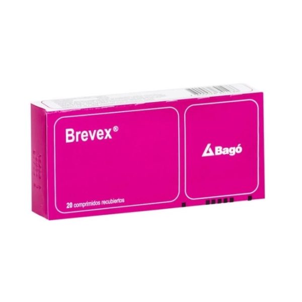 BREVEX® 250 mg/300 mg 20 COMP REC (CLORZOXAZONA, PARACETAMOL)
