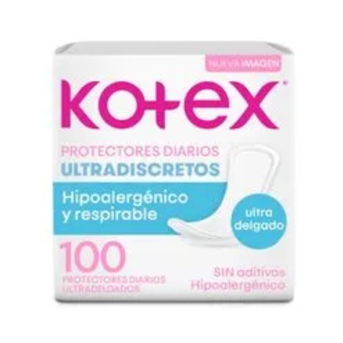 100 Protectores Diarios KOTEX® cuidado puro y natural: imagen 1