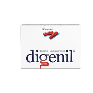 DIGENIL® 230 mg DIGESTIVO ANTIEROFAGICO 10 CAP (AMILASA, SIMETICONA)