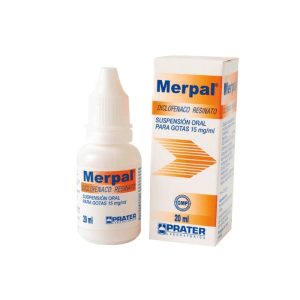 MERPAL® 15 mg/ml GOTAS ORALES 20 ml (DICLOFENACO RESINATO)