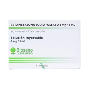 Betametasona 4mg / 1mL – 5 ampollas (IV/IM)