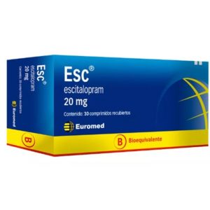 ESC® 20 mg 30 COM REC (ESCITALOPRAM) BE